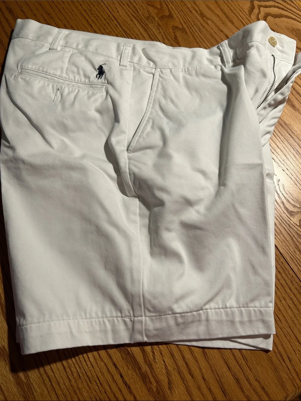 Polo by Ralph Lauren White Cotton Stretch Men’s Chino Shorts